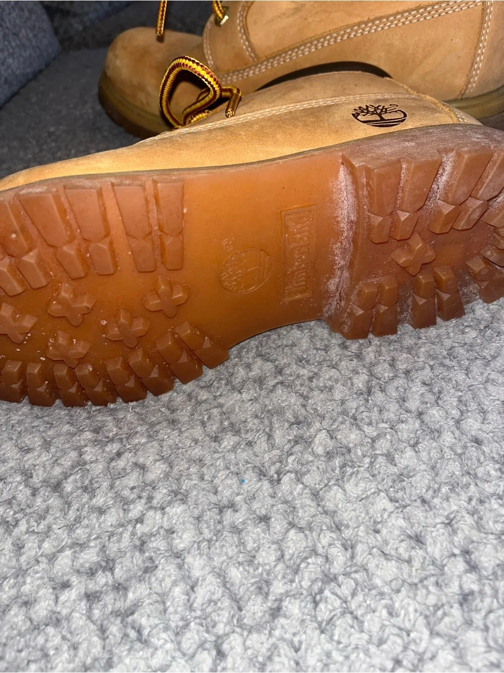Timberland Tan Suede Men's Lace-Up Work Boots